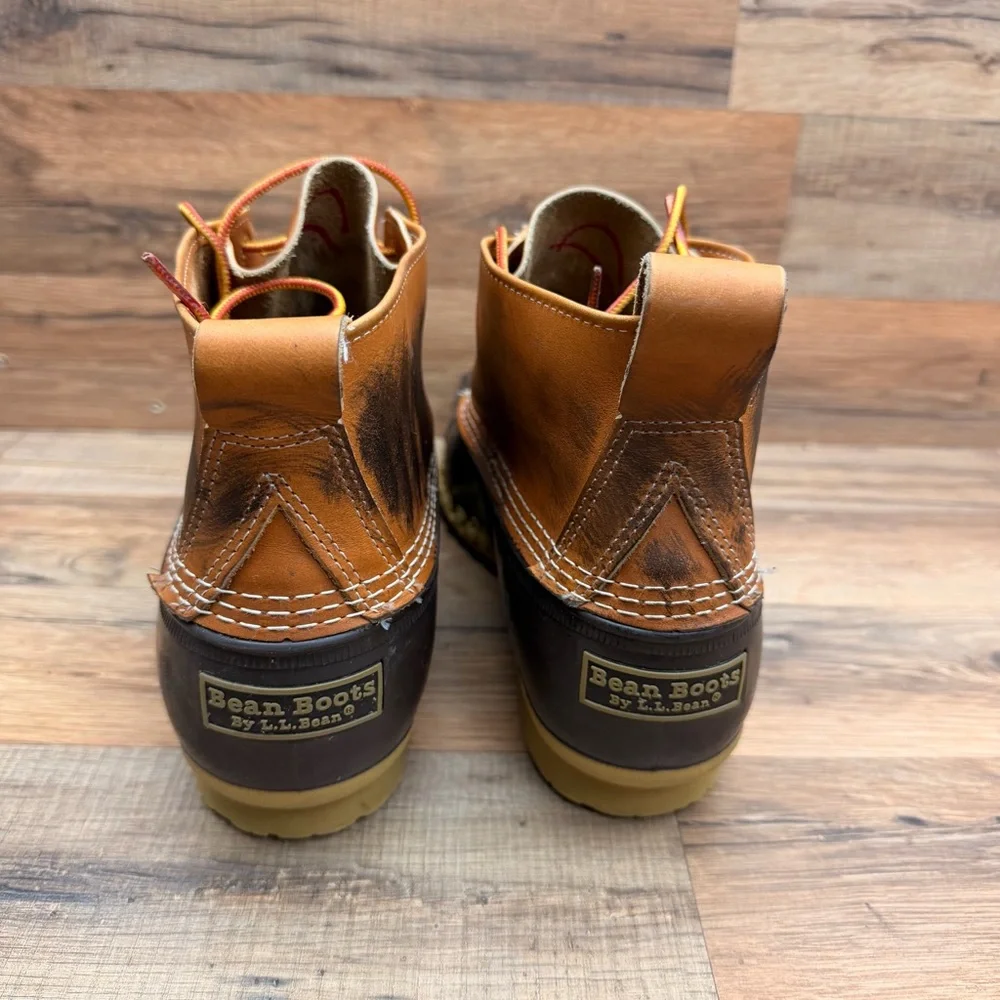 LL Bean Men's size 13 Brown and Tan Duck Boots